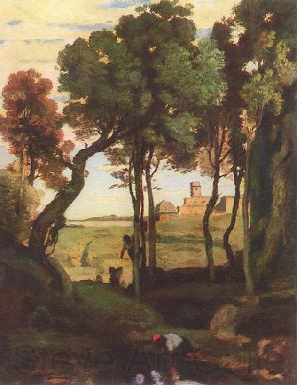 Jean-Baptiste Camille Corot Castelgandolfo France oil painting art